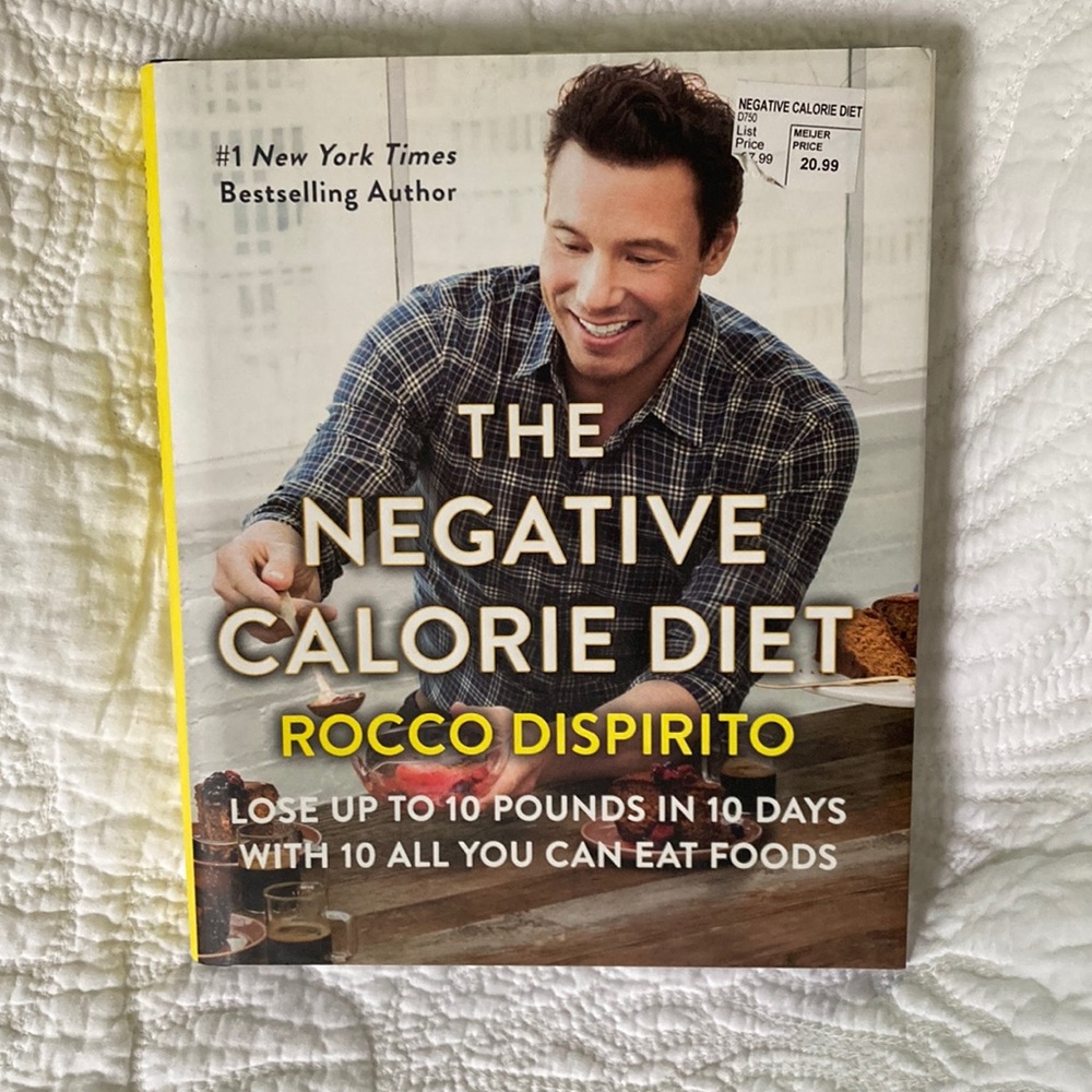 The Negative Calorie Diet cookbook and informational  hard cover